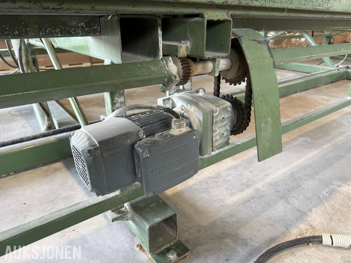 Hydraulisk butterfly-/vendeanlegg for veggelementer